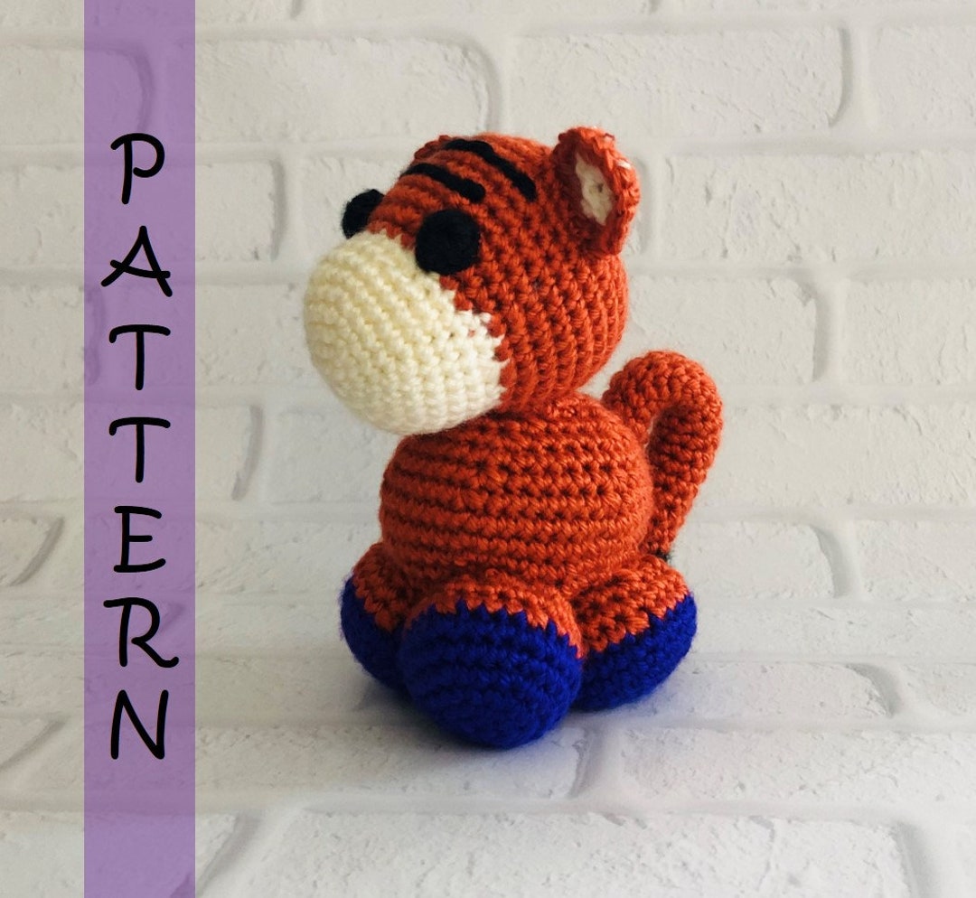 Tiger Baby Rattle CROCHET PATTERN - Etsy