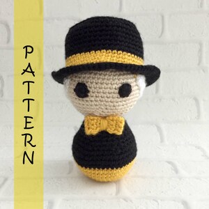 Deacon Baby Rattle CROCHET PATTERN / Deacon Amigurumi