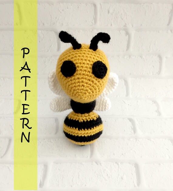 Bee Baby Rattle CROCHET PATTERN / Bee Amigurumi | Etsy