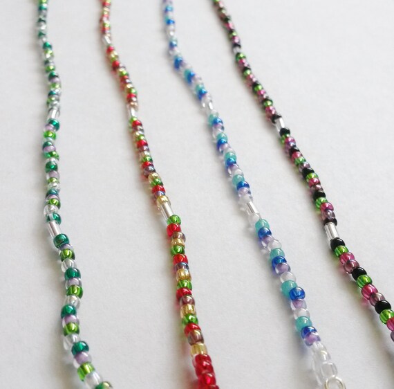 Items similar to Simple beaded bracelets in various colours on Etsy