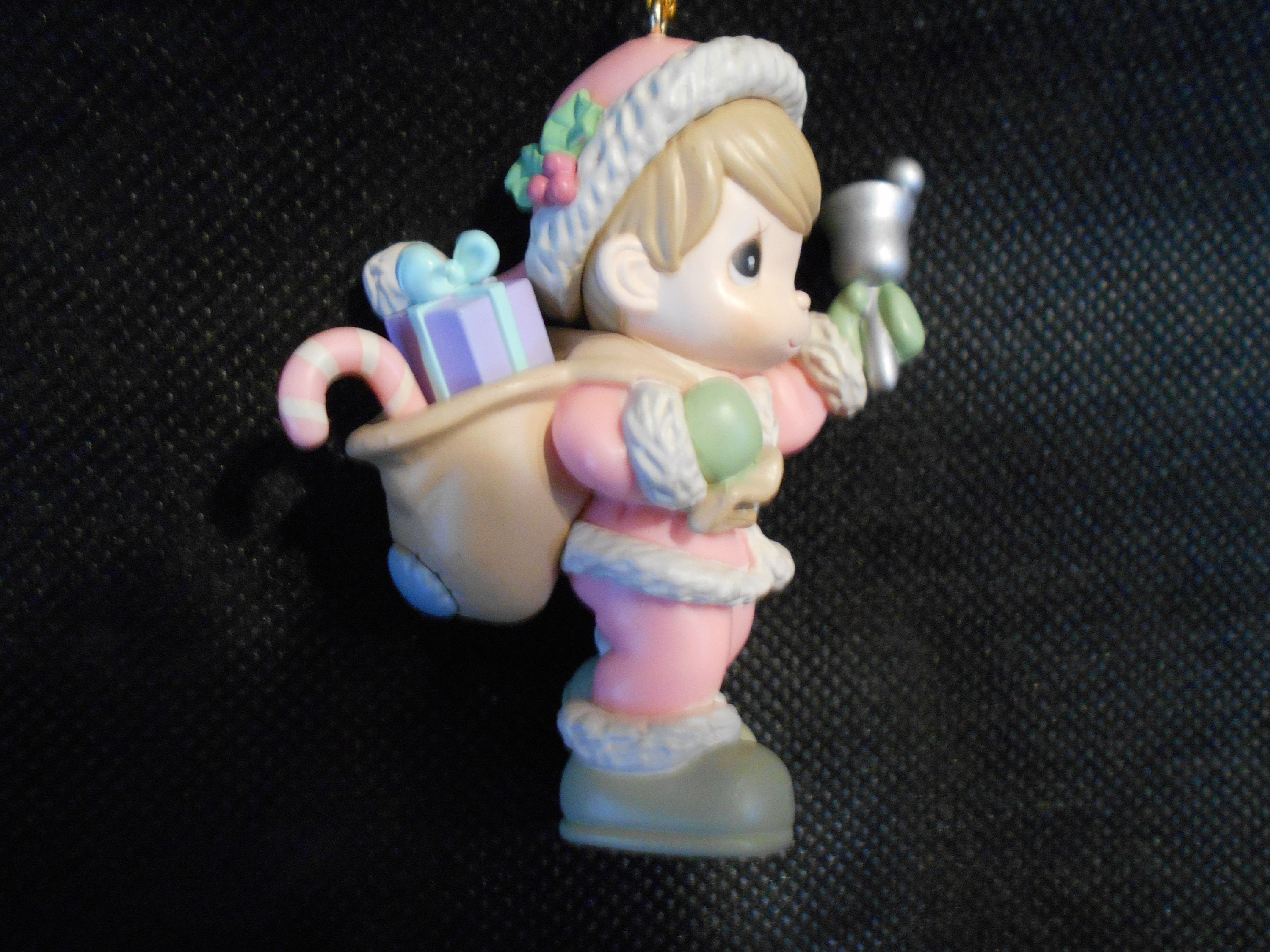 Precious Moments Ornament - Boy With Bag of Toys - Etsy