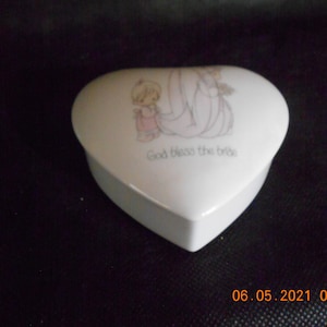 Precious Moments Heart Trinket Box