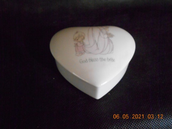 Precious Moments Heart Trinket Box