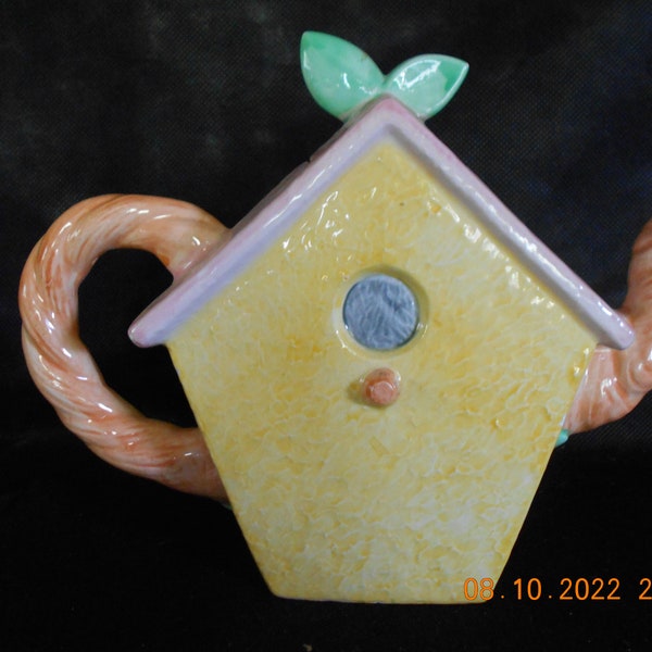 Ceramic Teapot Bird House Etsy