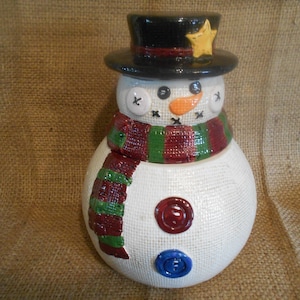 Snowman Cookie Jar