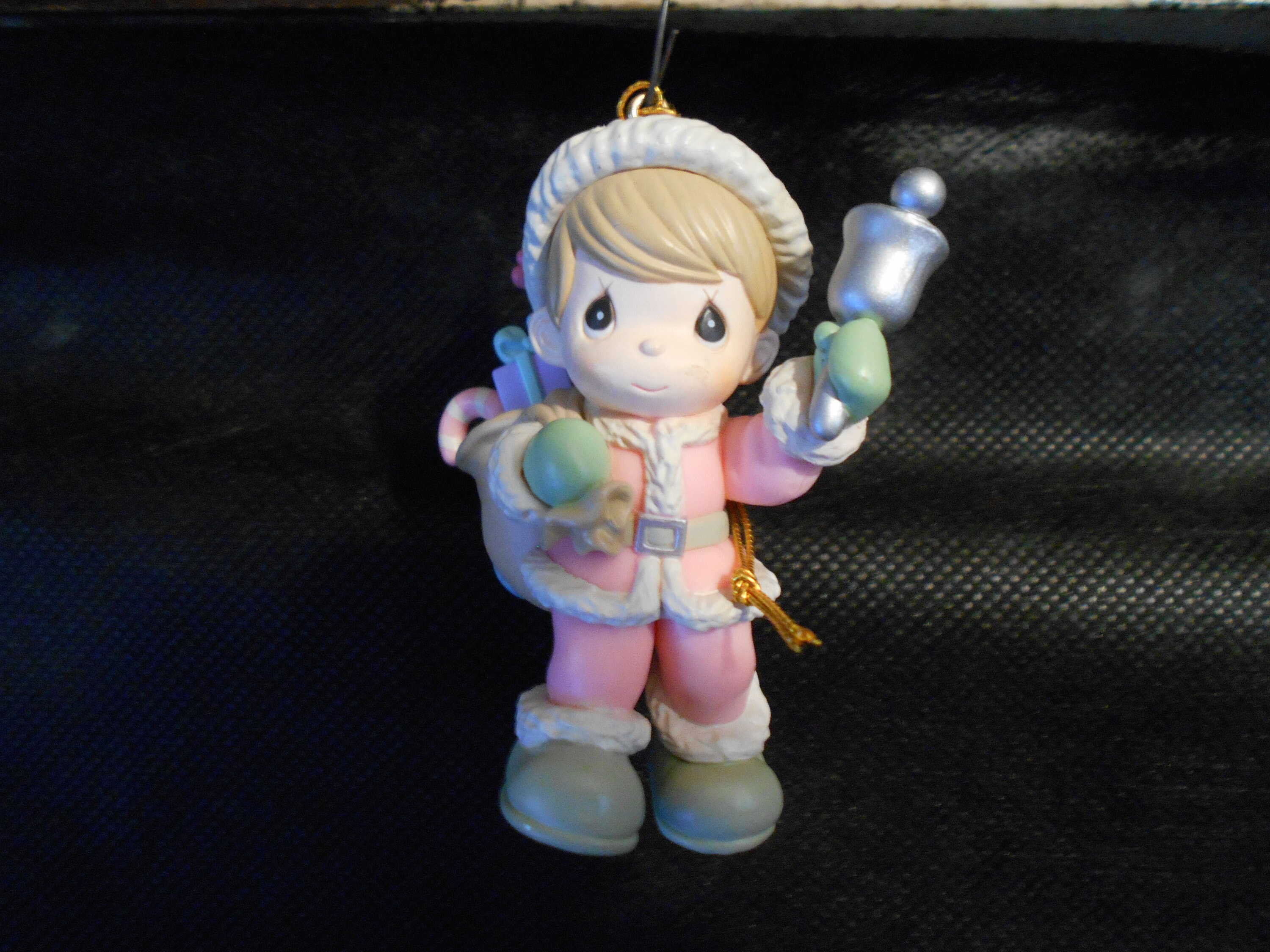 Precious Moments Ornament - Boy With Bag of Toys - Etsy