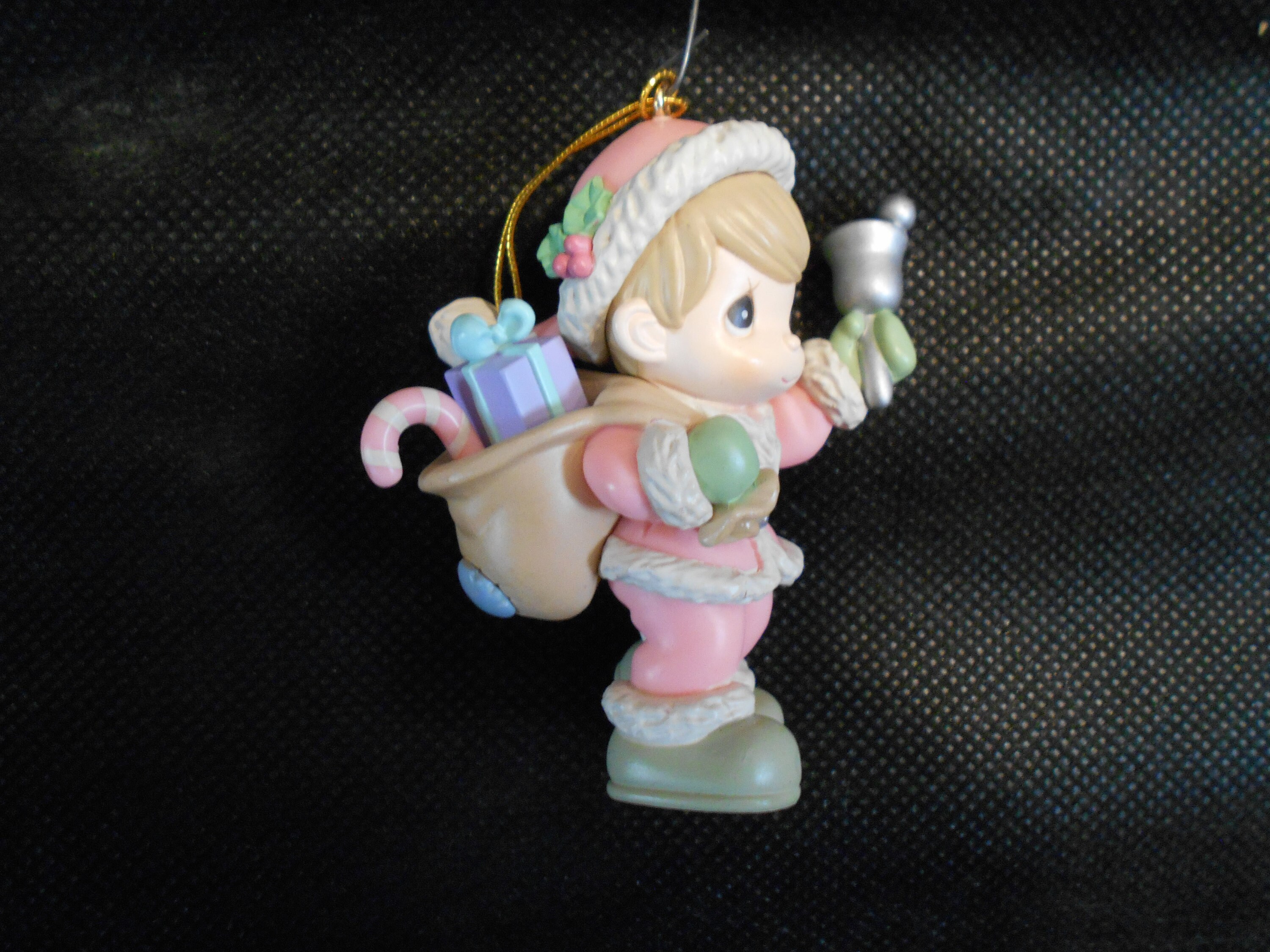 Precious Moments Ornament - Boy With Bag of Toys - Etsy