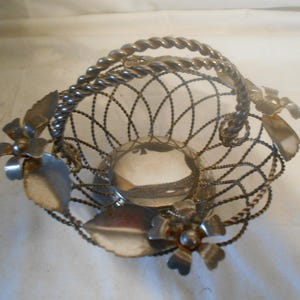 Silver Plated Basket by Studio Silversmith&#39;s