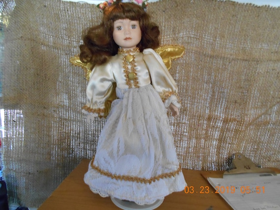 porcelain angel doll