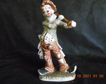 Hobo Clown Playing Horn (DISCOUNTED)