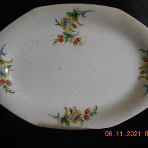 Homer Laughlin Platter - Floral Design