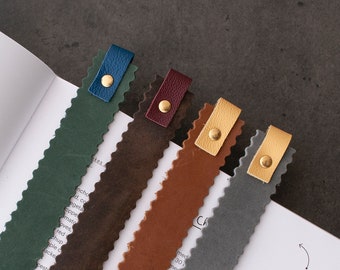 Colorful Leather Bookmark  Mother's Day Gift for Her Him