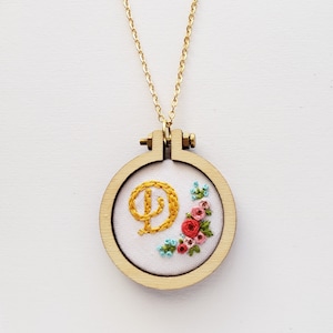 Letter Initial Necklace, Custom Initial Jewelry, Monogram Necklace, Name Necklace, Bridesmaid Gift
