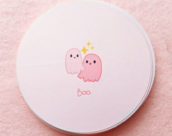 Boo Ghosts Sticker, Pink Ghosts, Ghoul Gang, Stanley Sticker,Waterproof Sticker, Pink Halloween, Colorful Halloween, Cute Ghosts,Party favor