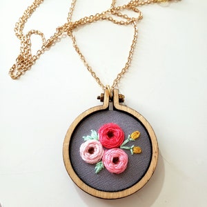 Rifle Paper Co Inspired Necklace-2 Sizes,gift for Her,flower Necklace