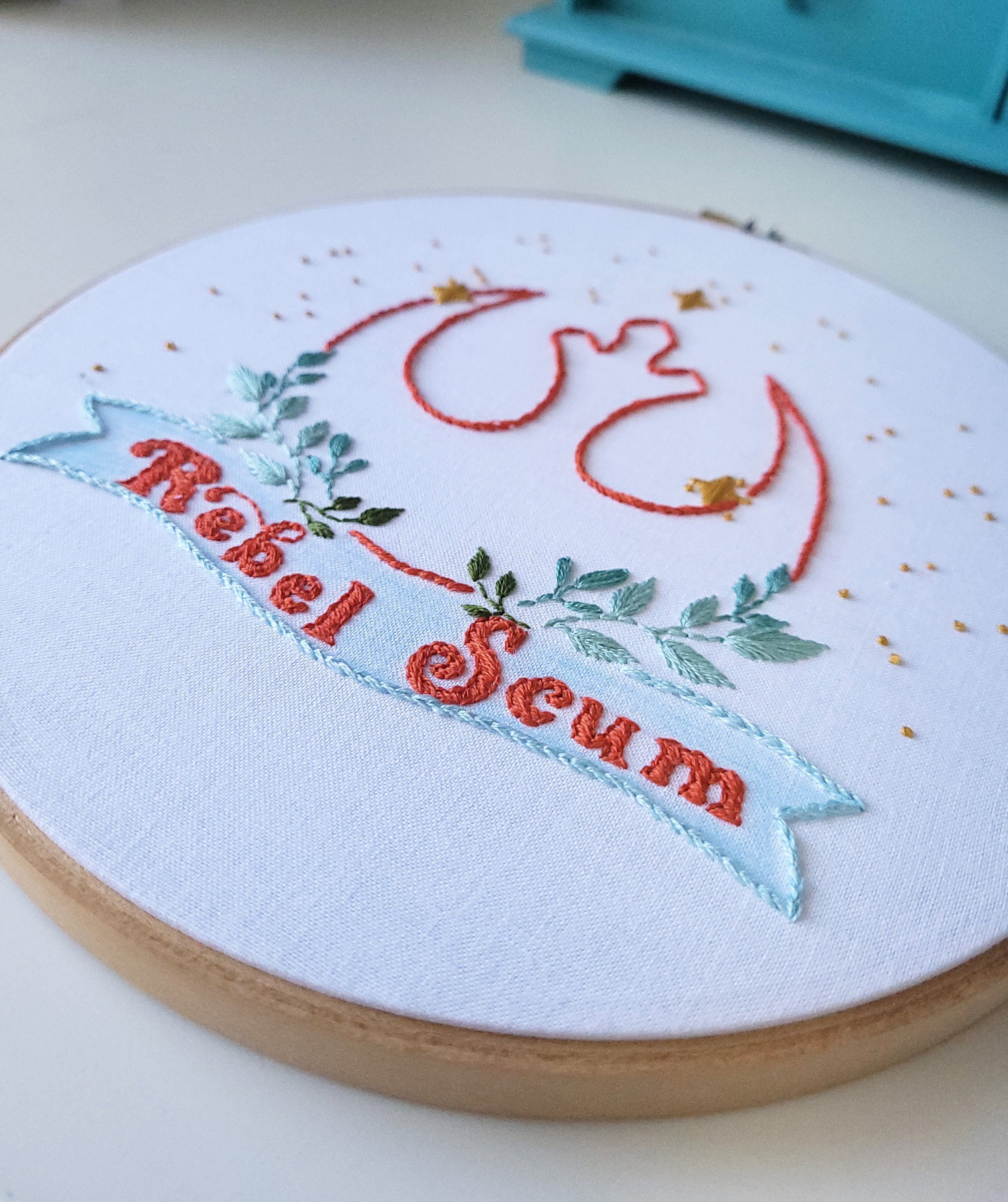 Pattern Scum Rebel Scum Hand Embroidery Pattern,star Wars Inspired, Kids Room Decor ...