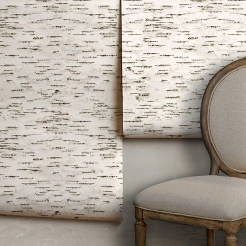 Birch Bark Easy to Apply Removable Peel 'n Stick Wallpaper Etsy