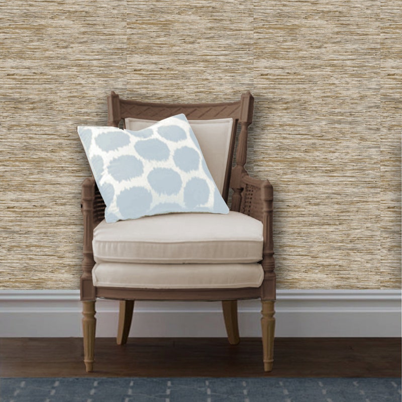 Grasscloth Peel and Stick Wallpaper - Etsy