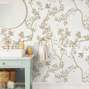 Chaumont | Spring | Peel 'n Stick or PrePasted Wallpaper | Vinyl-Free | Non-toxic