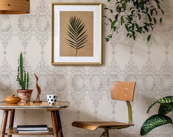 Modern Kilim Peel 'n Stick Repositionable Wallpaper • Vinyl-Free •  Non-toxic