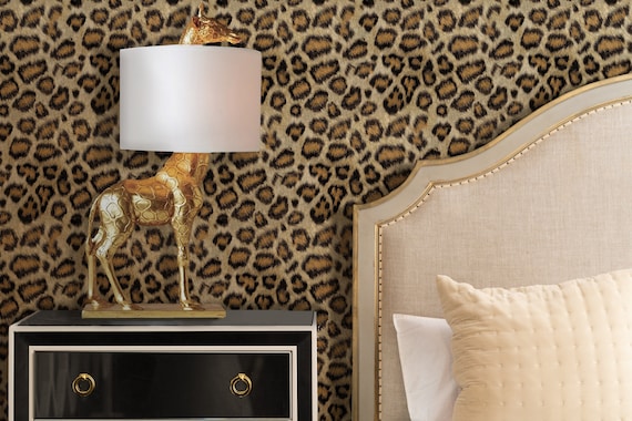  84 Pieces Cow Print Decor Wall Decal Cheetah Spot
