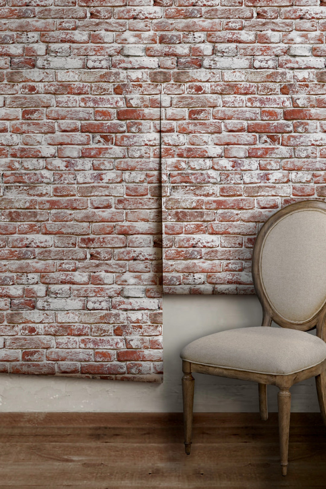 NuWallpaper West End Brick Vinyl Peel  Stick Wallpaper Roll Covers 308  Sq Ft NU2088  The Home Depot