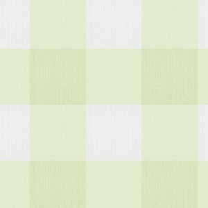 Small Buffalo Check 4 inch // Honeydew Removable Peel 'n Stick Wallpaper Vinyl-Free Non-toxic image 2