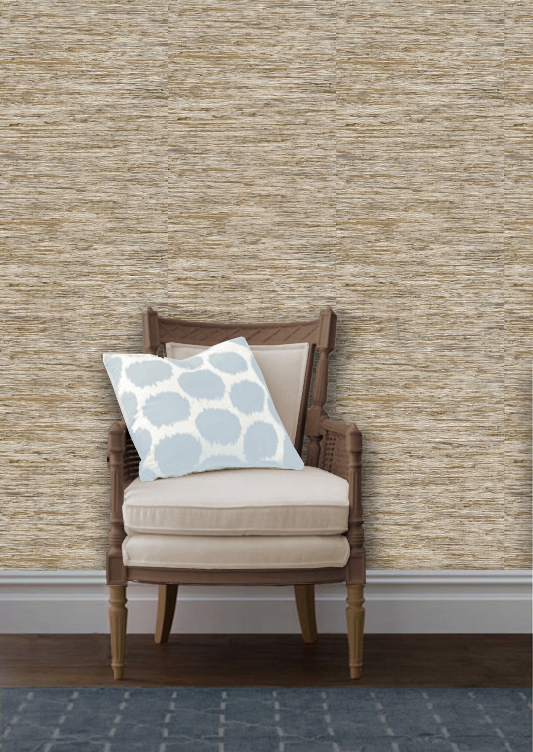 Roommates Grasscloth Gray Peel  Stick Wallpaper  Target