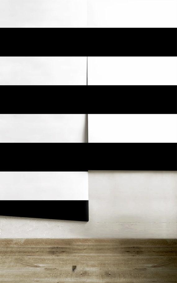 Black and white stripes wallpaper best sale
