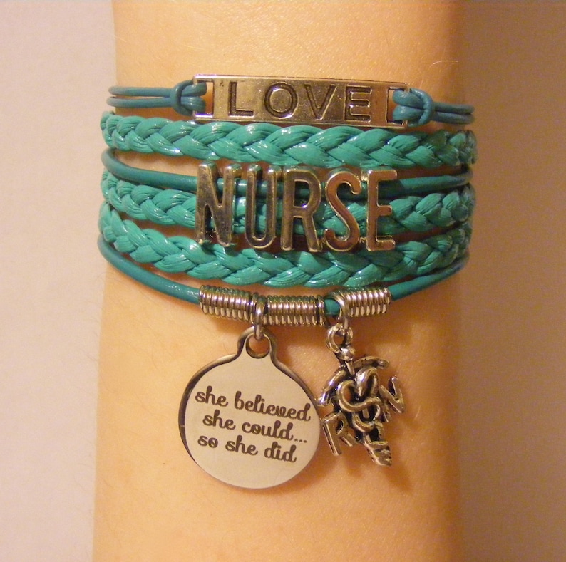 Nurse bracelet nurse jewelry nursing bracelet nursing Etsy