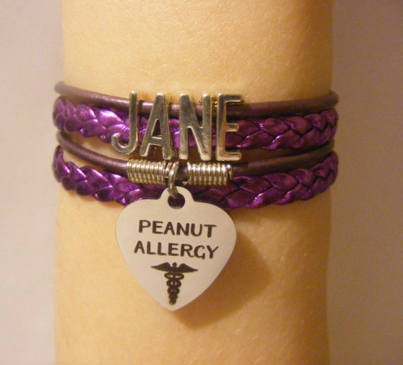 peanut allergy medical bracelet