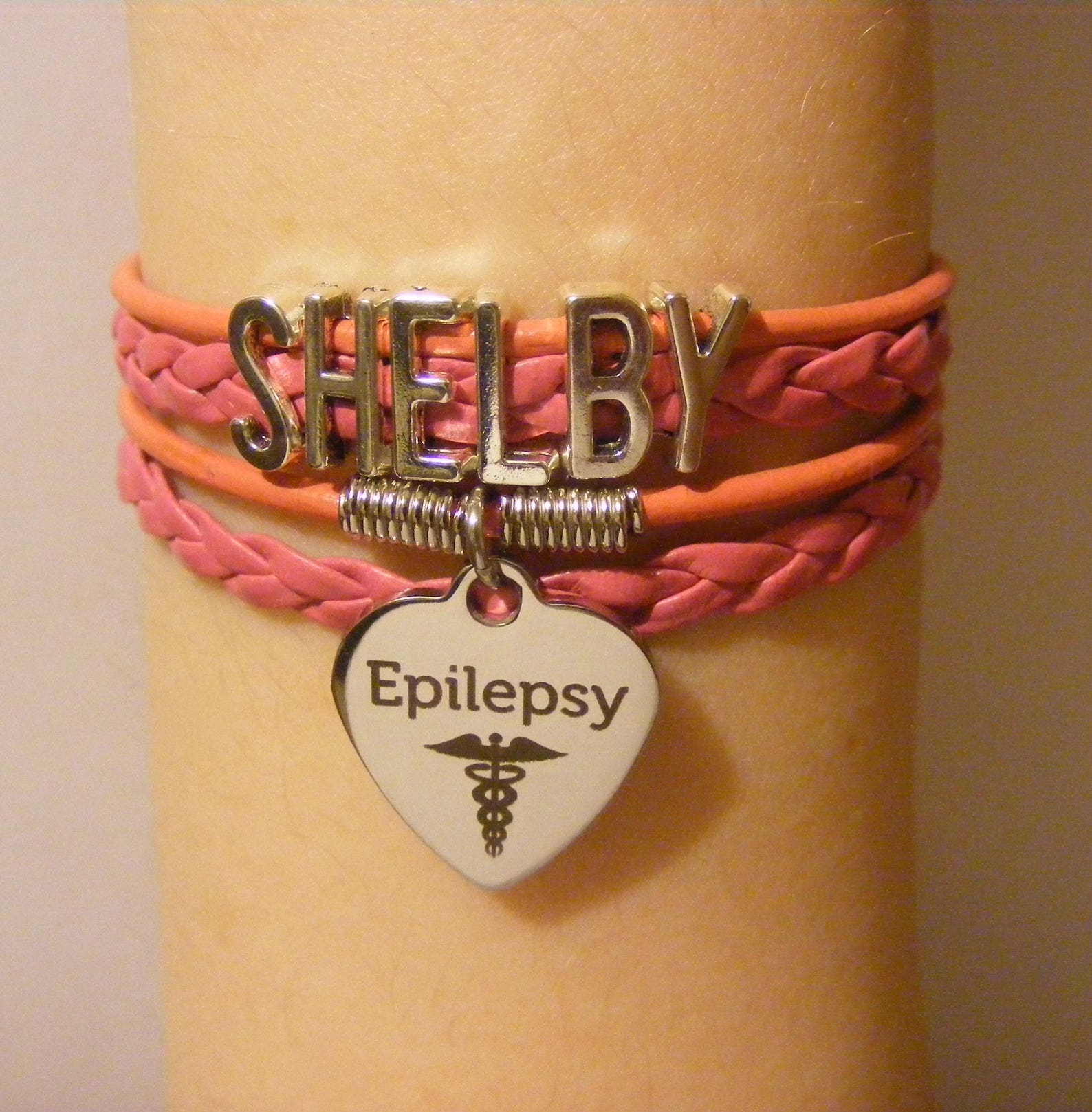 Epileptic bracelet epileptic jewelry epilepsy bracelet Etsy