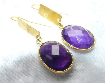 Amethyst earrings