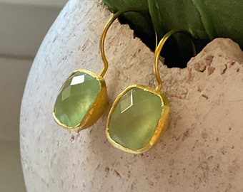 peridot earrings