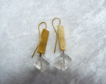 pendientes de cristal de roca