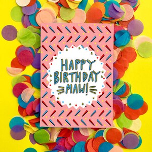 Gefeliciteerd Maw! Schotse Slang Groeten Kaart