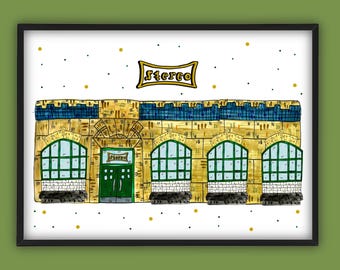 Stereo Glasgow Gig Venue Illustration Print
