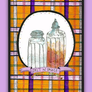 Stampa dell'illustrazione di Salt N' Sauce