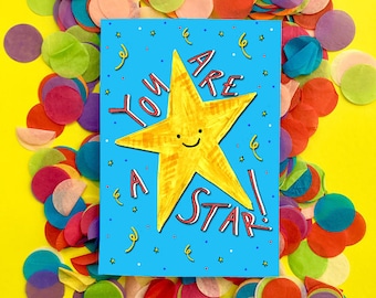 You are a Star! Greetings Card