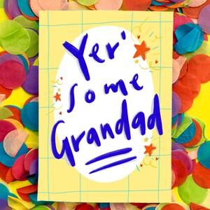 ¡Yer' Algún abuelo! Tarjeta de felicitación