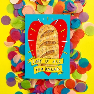 LOAF é tudo que você amassa! Cartão de boas vindas