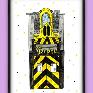 The Garage Glasgow Gig/Club Venue Illustration Print