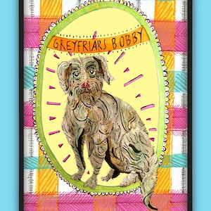 Greyfriars Bobby Edinburgh Art Print