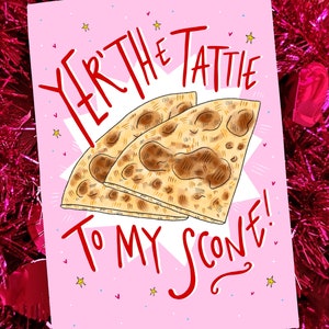 Je bent de tattie voor mijn scone! Schotse Valentijnsdag/liefdeskaart