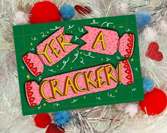 Yer a Cracker! Christmas Card