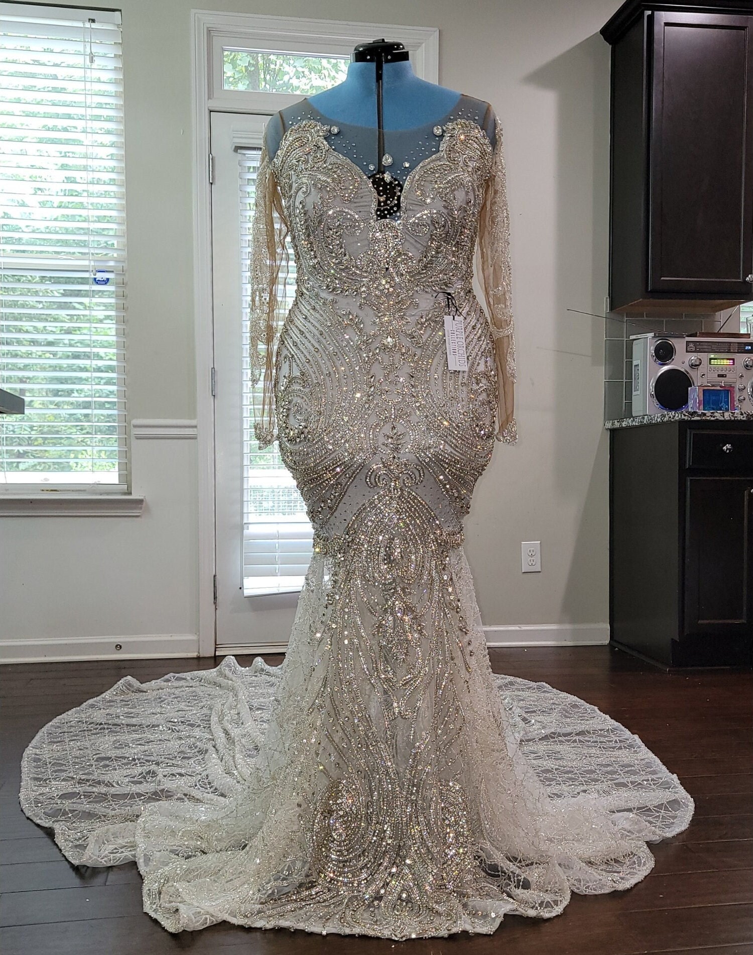 Diamond Mermaid Wedding Dress - Etsy