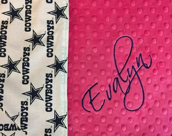 dallas cowboys receiving blankets