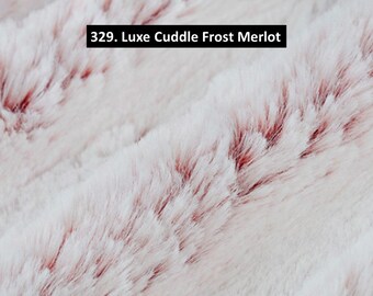 Evergreen Frost Minky Fabric By The Yard Minky By The Yard Shannon Luxe Cuddle Frost Evergreen Green Plush Texture