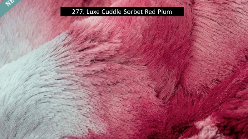 Gorgeous Plush Light Maroon Light Grey Luxe Tie Dye Minky Fabric By The Yard Shannon Luxe Red Plum Cuddle Sorbet Tie Dye Reds