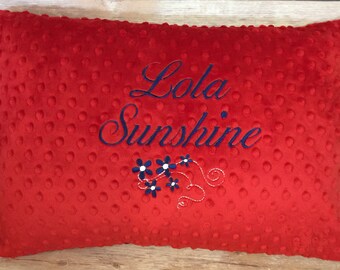 Personalized Pillow Cover, Custom Name, Nursery Decor